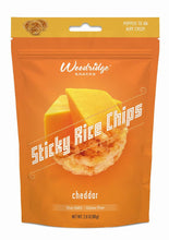 Load image into Gallery viewer, Cheddar &lt;span&gt;Sticky Rice Chips&lt;/span&gt;