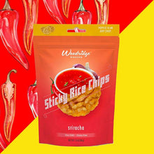 Load image into Gallery viewer, Sriracha  &lt;span&gt;Sticky Rice Chips&lt;/span&gt;