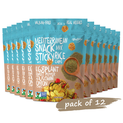 Mediterranean Mix Veggies w/Sticky Rice Chips (1.06 oz./30g Bags)