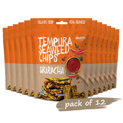 Tempura Seaweed Chips - Sriracha (1.41 oz./40g Bags)
