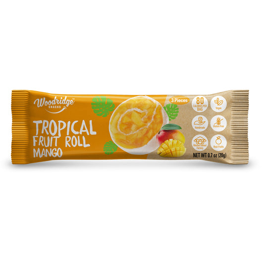 Tropical Fruit Rolls - Mango (24 Single Serve Packs in Display Box)