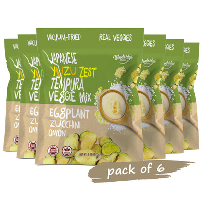 Japanese Yuzu Zest Tempura Veggie Mix (Single Serve Bags)
