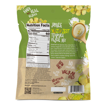 Japanese Yuzu Zest Tempura Veggie Mix (Single Serve Bags)
