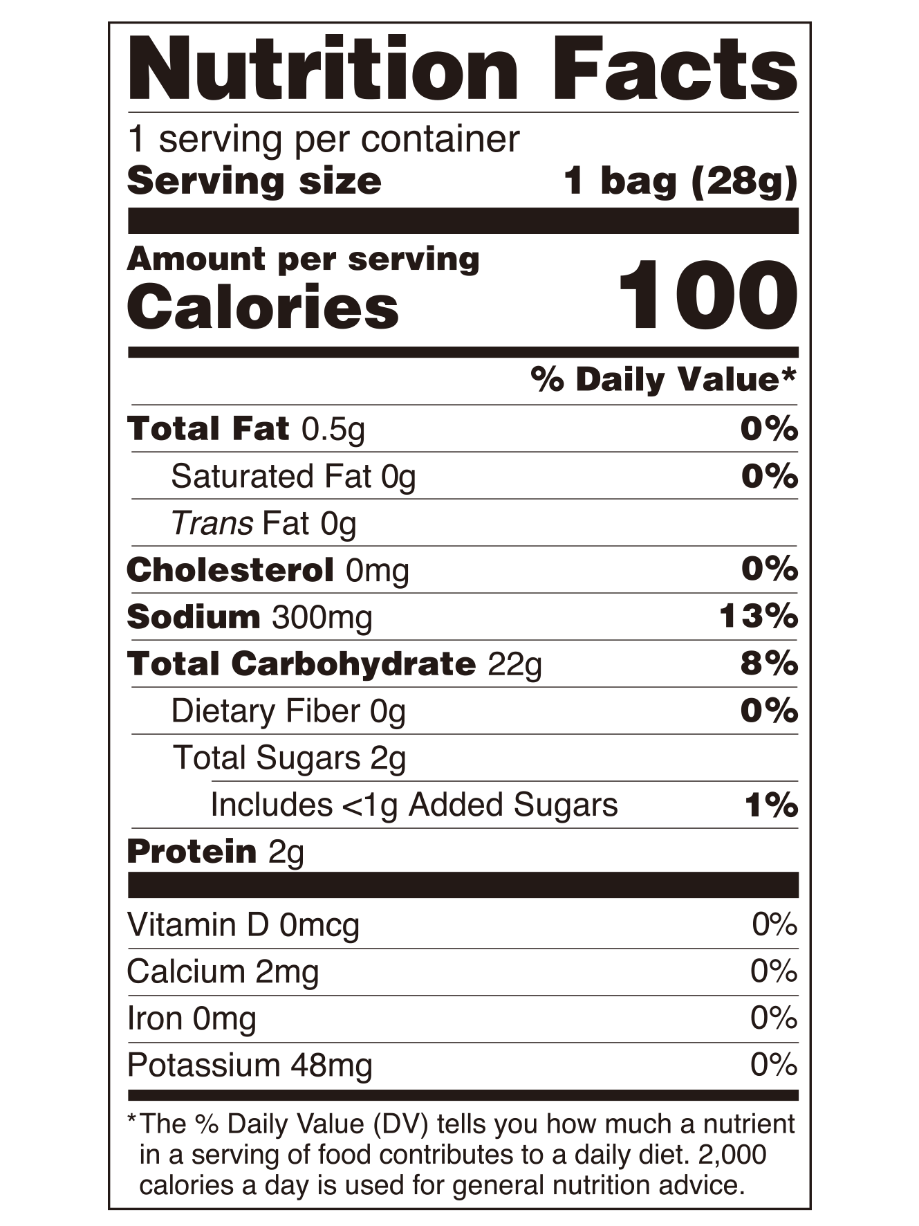 mochi rice nuggets teriyaki flavor nutrition facts