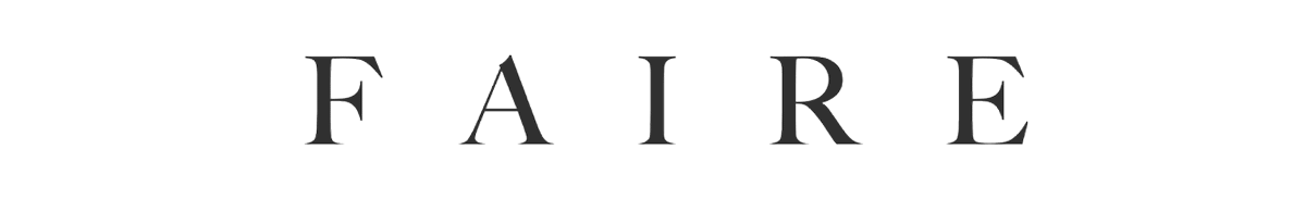 The word 'FAIRE' in black text
