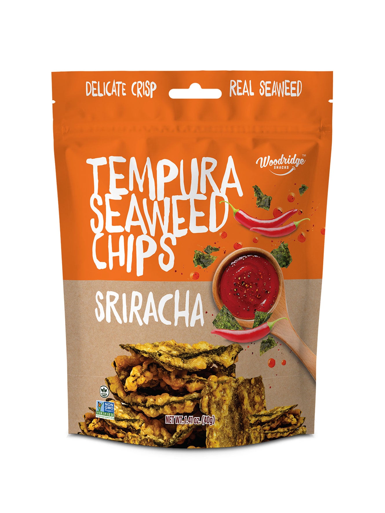 1.41 oz tempura seaweed in sriracha flavor 