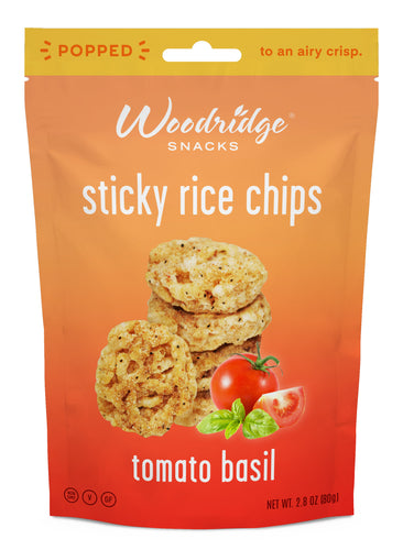 Tomato Basil  <span>Sticky Rice Chips</span>